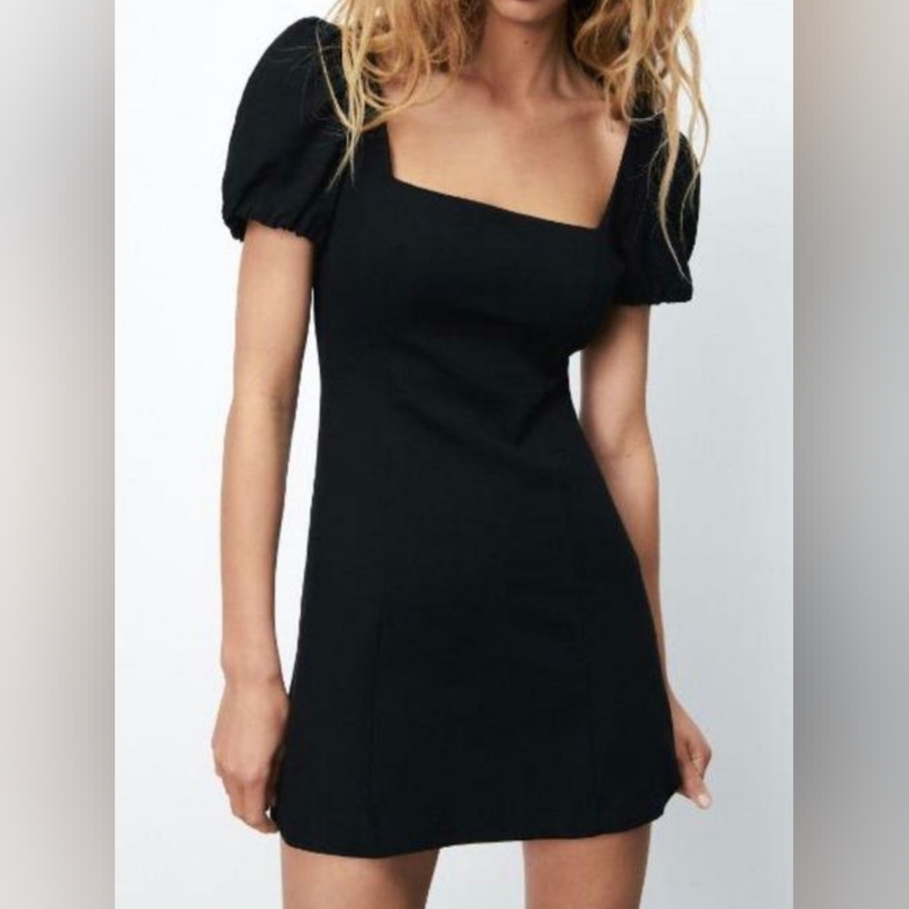 Babydoll Zara Puff Sleeve Dress